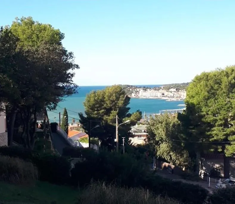 Appartement T2 Vue Mer Parking Six Fours Sanary Six-Fours-les-Plages Franciaország